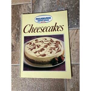 Philadelphia Cream Cheese Cheesecakes Cookbook Kraft‎ Recipes Spiral Bound